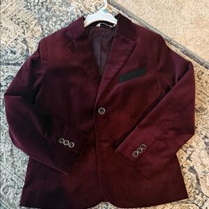 Janie and Jack x Rachel Zoe Deep Burgundy festive Blazer size 8❤️